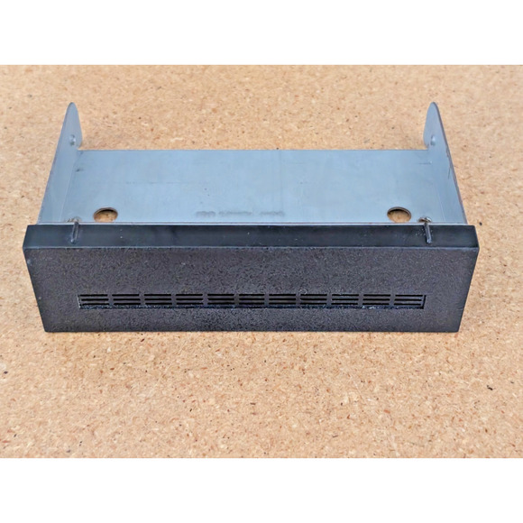 Vintage Compaq Portable Plus 5.25 Drive Bay Insert Frame Cover Part Piece Black - Picture 1 of 6